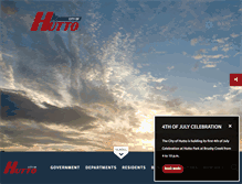 Tablet Screenshot of huttotx.gov